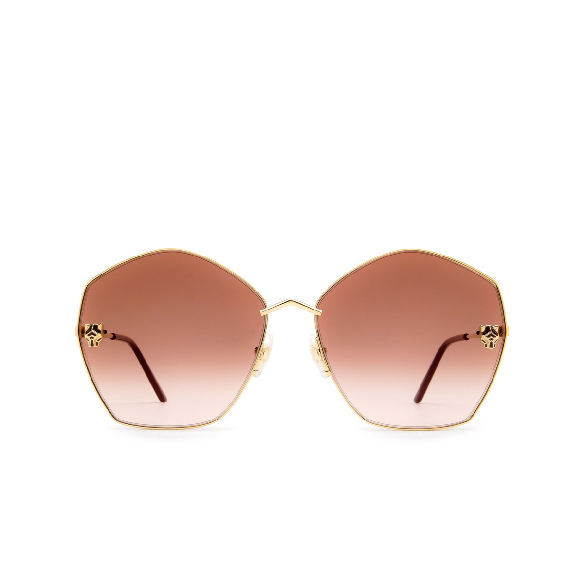 Cartier CT0356S Sunglasses 003 Gold - front view