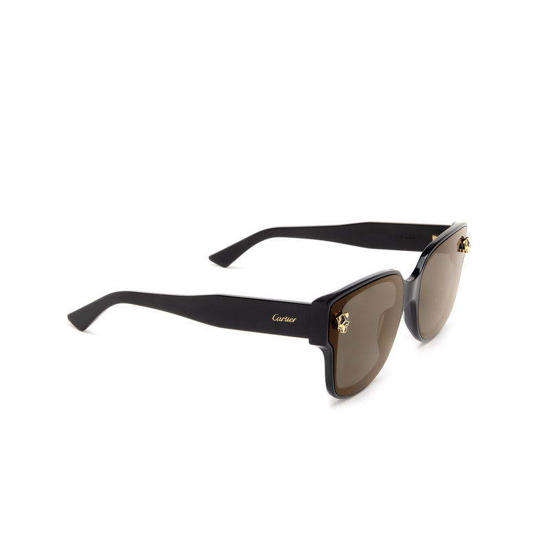 Cartier CT0357S Sunglasses 001 black - 2/4