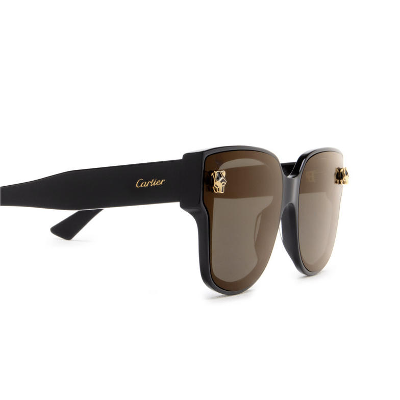 Cartier CT0357S Sunglasses 001 black - 3/4