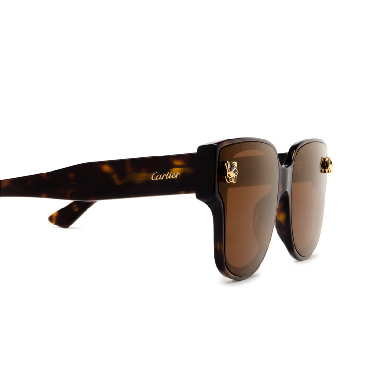 Cartier CT0357S Sunglasses 002 havana - 3/4