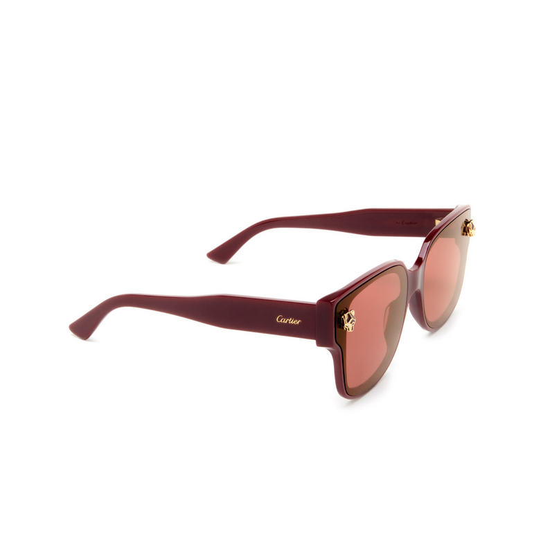 Cartier CT0357S Sunglasses 004 burgundy - 2/5