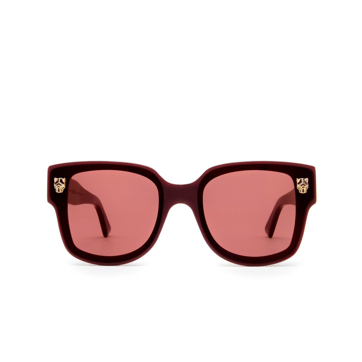 Cartier CT0357S Sunglasses 004 Burgundy - front view