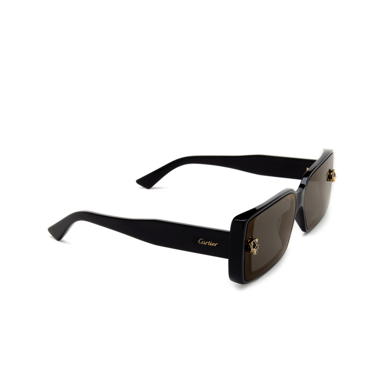 Cartier CT0358S Sunglasses 001 black - 2/5