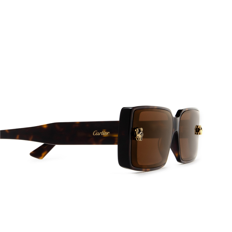 Cartier CT0358S Sunglasses 002 havana - 3/4