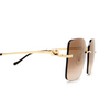 Cartier CT0359S Sunglasses 002 gold - product thumbnail 3/4