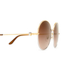 Cartier CT0360S Sunglasses 002 gold - product thumbnail 3/5