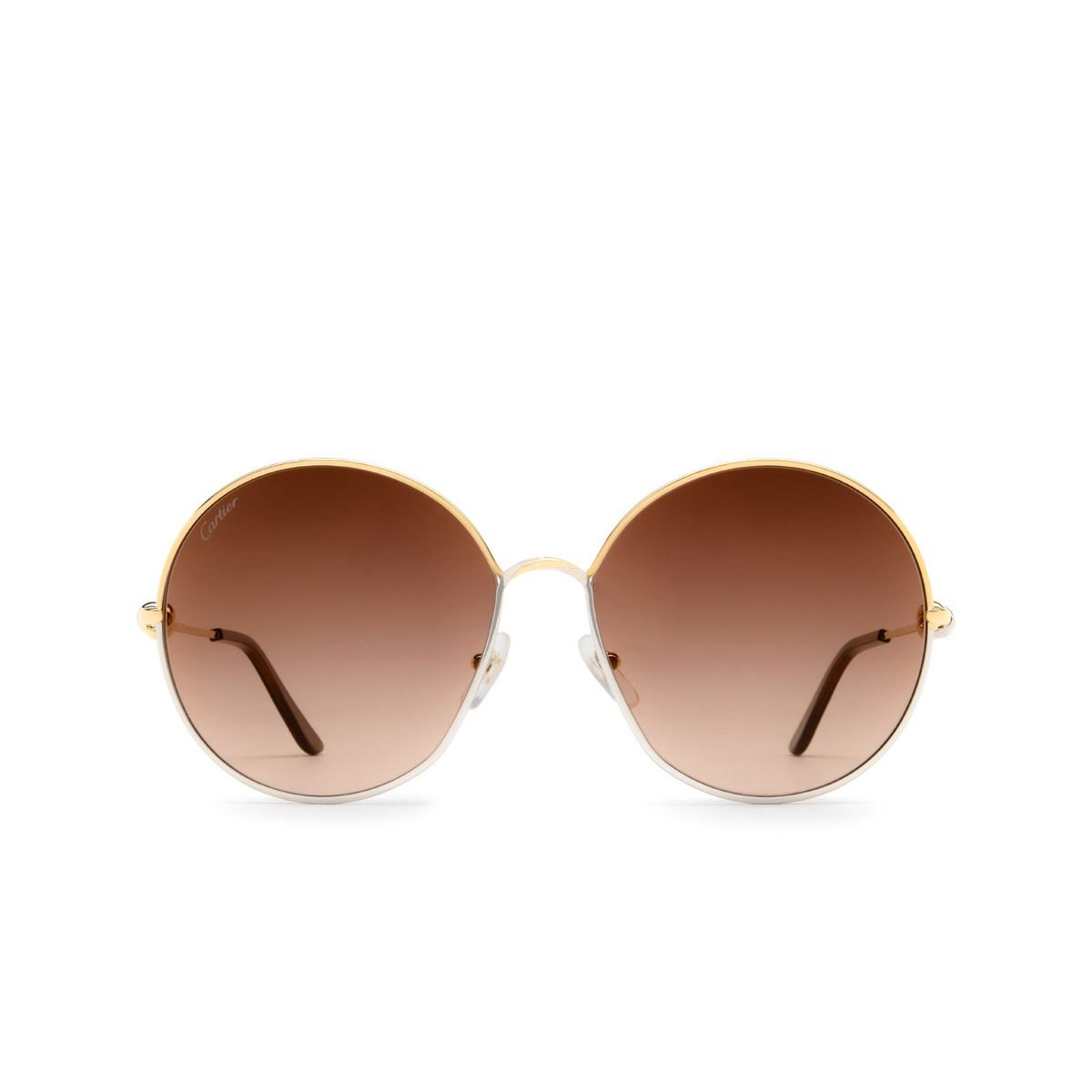 Cartier CT0360S Sunglasses 002 Gold - front view