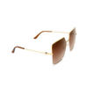 Cartier CT0361S Sunglasses 002 gold - product thumbnail 2/4