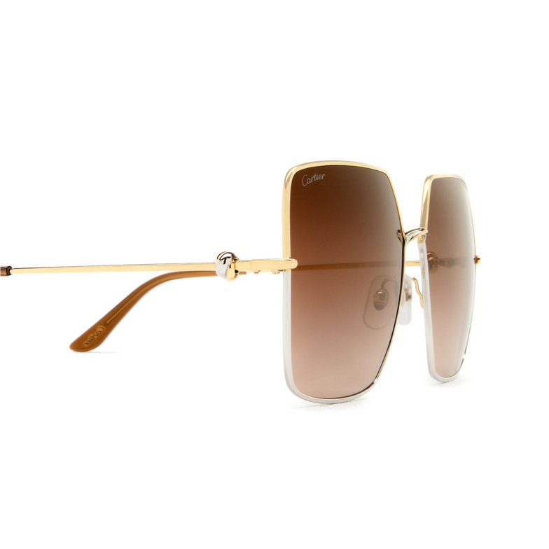 Cartier CT0361S Sunglasses 002 gold - 3/4