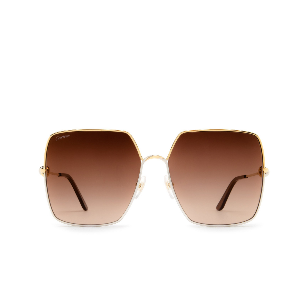 Cartier CT0361S Sunglasses 002 Gold - front view