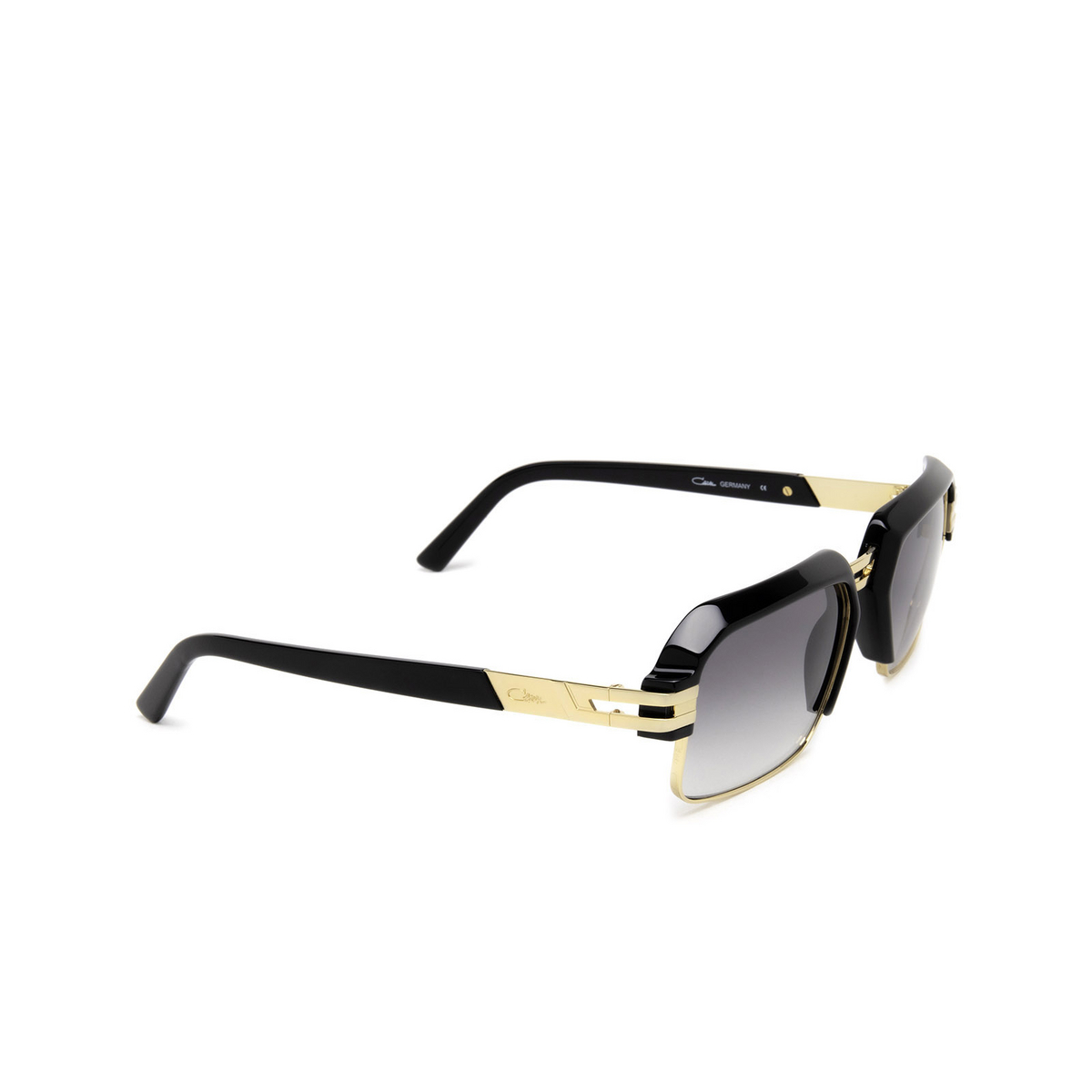 Cazal 6020/3 Sunglasses 001 Black - Gold - three-quarters view
