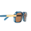 Cazal 607/3 Sunglasses 013 sapphire blue - product thumbnail 3/4