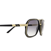Cazal 666 Sunglasses 001 black - gold - product thumbnail 3/5