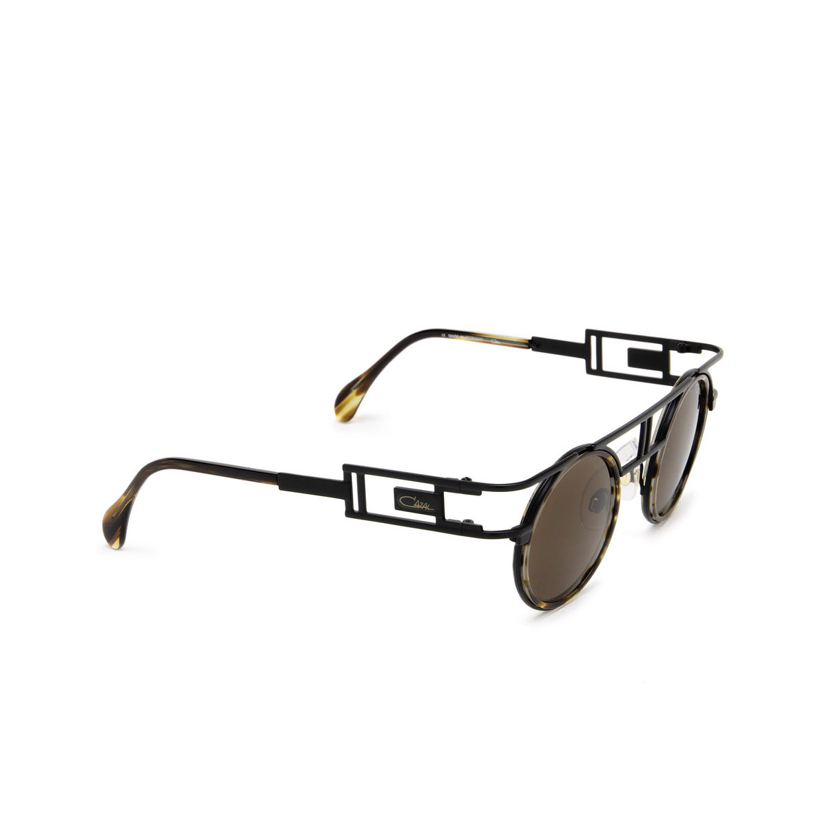 Cazal 668/3 Sunglasses 002 Black - Havana - three-quarters view