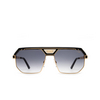 Cazal 676 Sunglasses 001 black - gold - product thumbnail 1/4