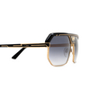 Cazal 676 Sunglasses 001 black - gold - product thumbnail 3/4