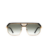 Cazal 676 Sunglasses 002 black - gold mat - product thumbnail 1/4