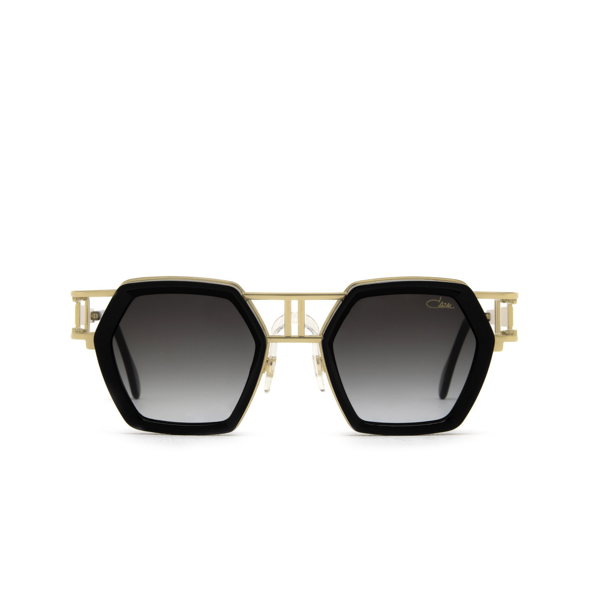 Cazal 677 Sunglasses 001 Black - Gold - front view