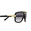 Cazal 8037 Sunglasses 001 black - gold - product thumbnail 3/5