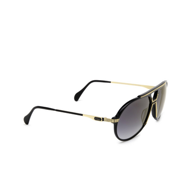 Cazal 888 Sunglasses 001 black - gold - three-quarters view