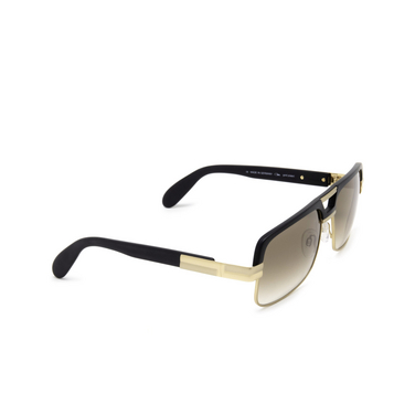 Cazal 993 Sunglasses 004 black - gold - three-quarters view
