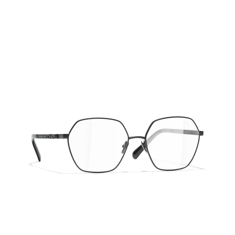 CHANEL round Eyeglasses C101 black