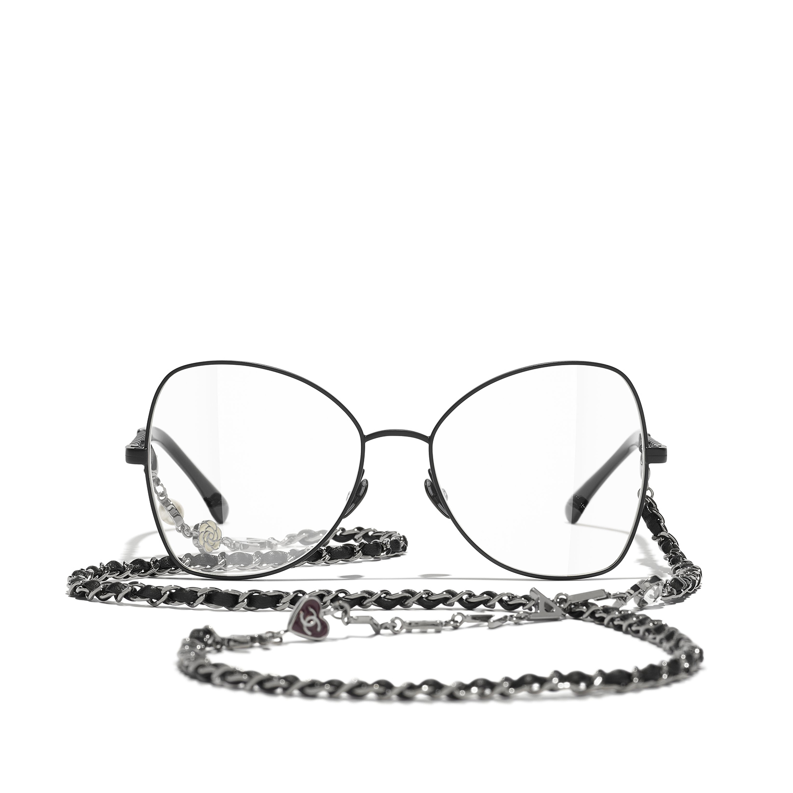 Occhiali a farfalla CHANEL da vista C101 Black - frontale
