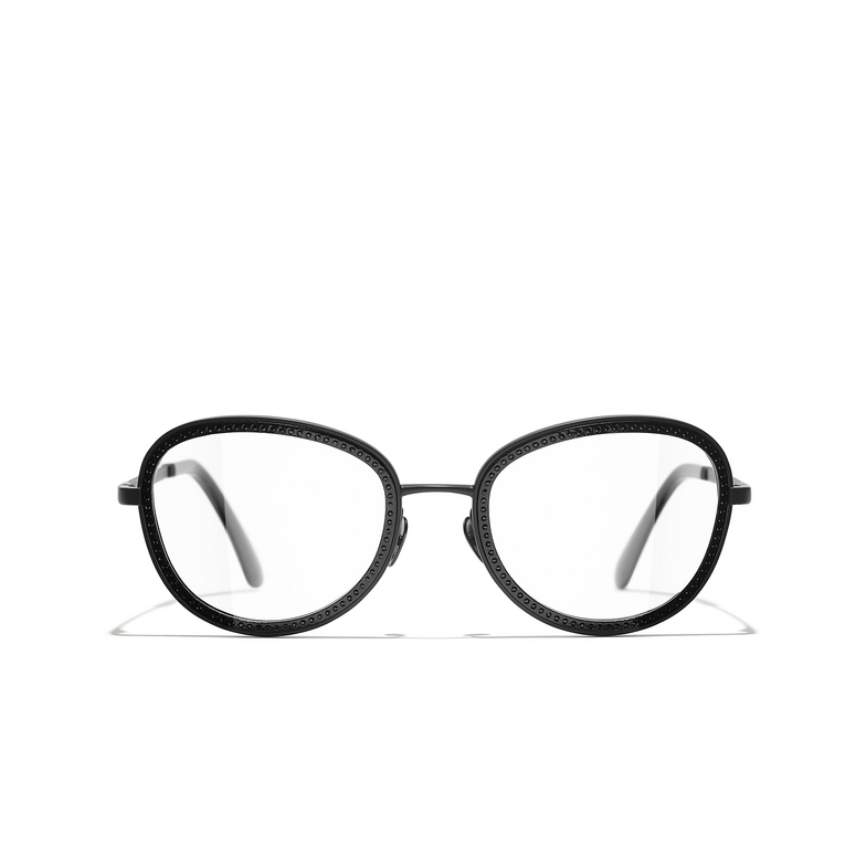 CHANEL pantos Eyeglasses C101 black