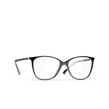 CHANEL square Eyeglasses c622 black
