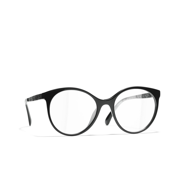 CHANEL pantos Eyeglasses C888 black