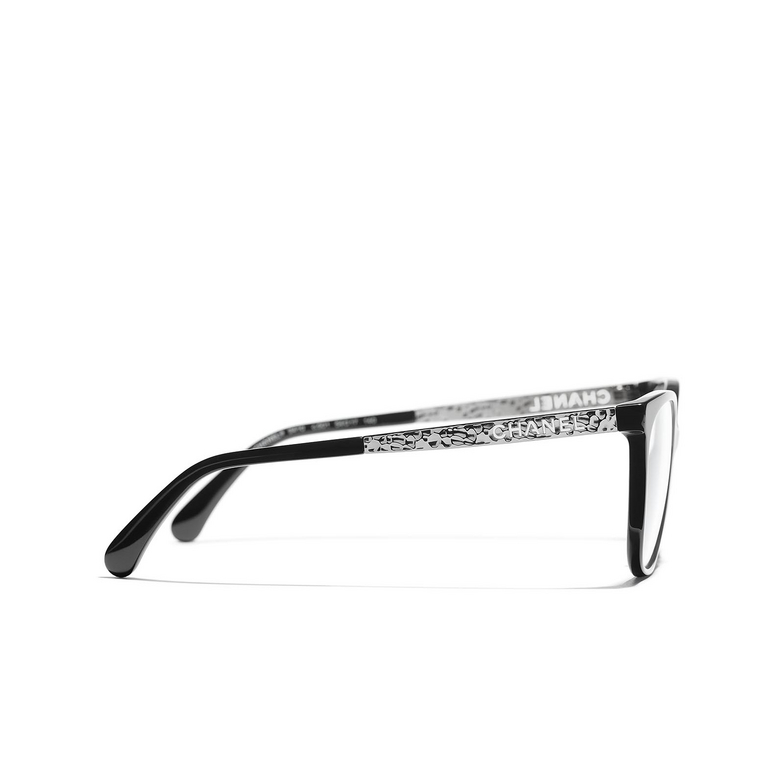CHANEL square Eyeglasses C501 black