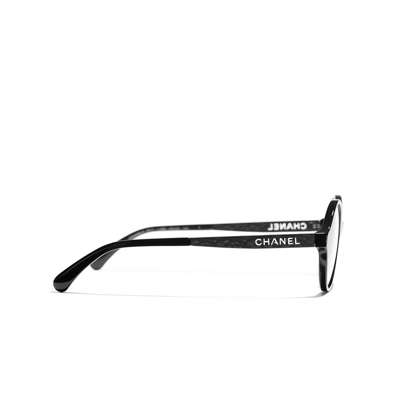 CHANEL round Eyeglasses C888 black