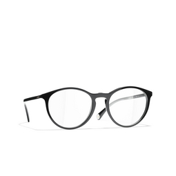 Chanel CH 3230 - Chanel CH3230 1333 Black/Cream  Glasses fashion women,  Glasses fashion, Fashion eye glasses