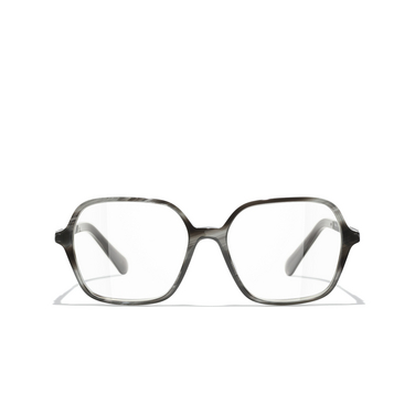 CHANEL square Eyeglasses 1694 light gray - front view