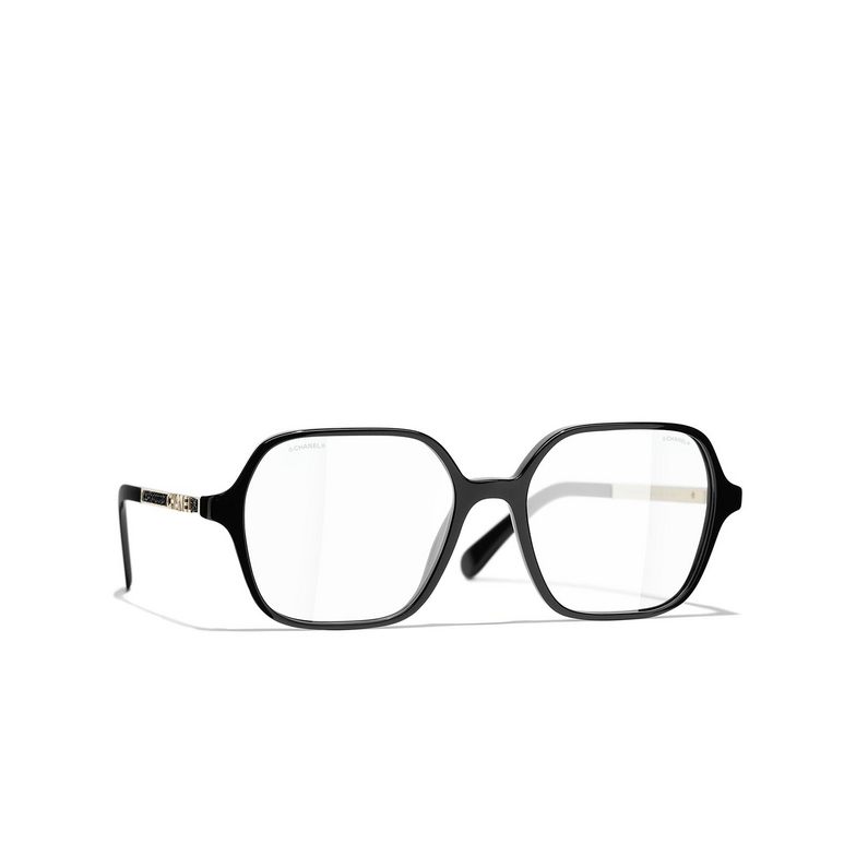 CHANEL square Eyeglasses C622SB black