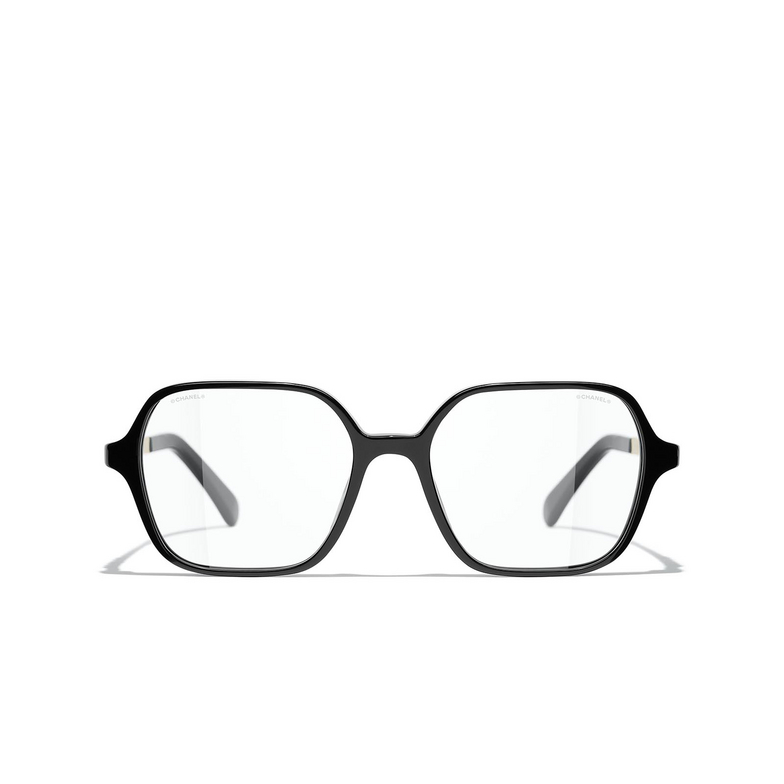 CHANEL square Eyeglasses C622SB black