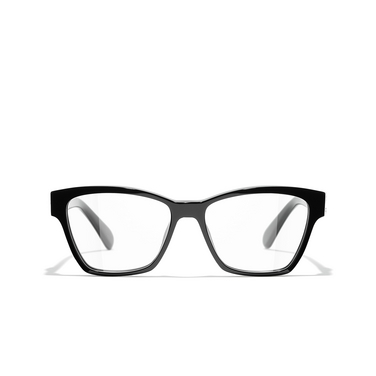 Gafas para graduar ojo de gato CHANEL C501 black - Vista delantera