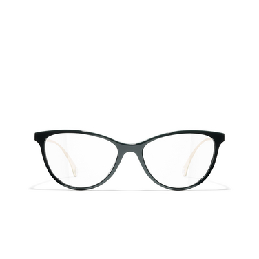 CHANEL cateye Eyeglasses 1699 green - front view