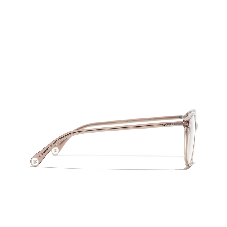 CHANEL pantos Eyeglasses 1709 transparent brown