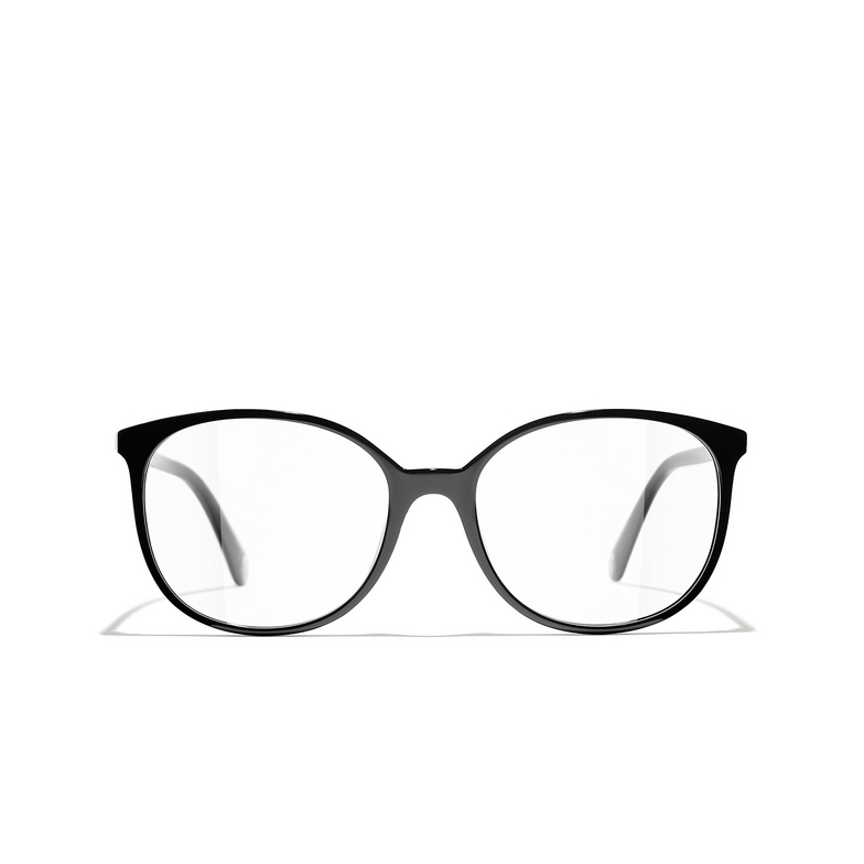 CHANEL pantos Eyeglasses C501 black