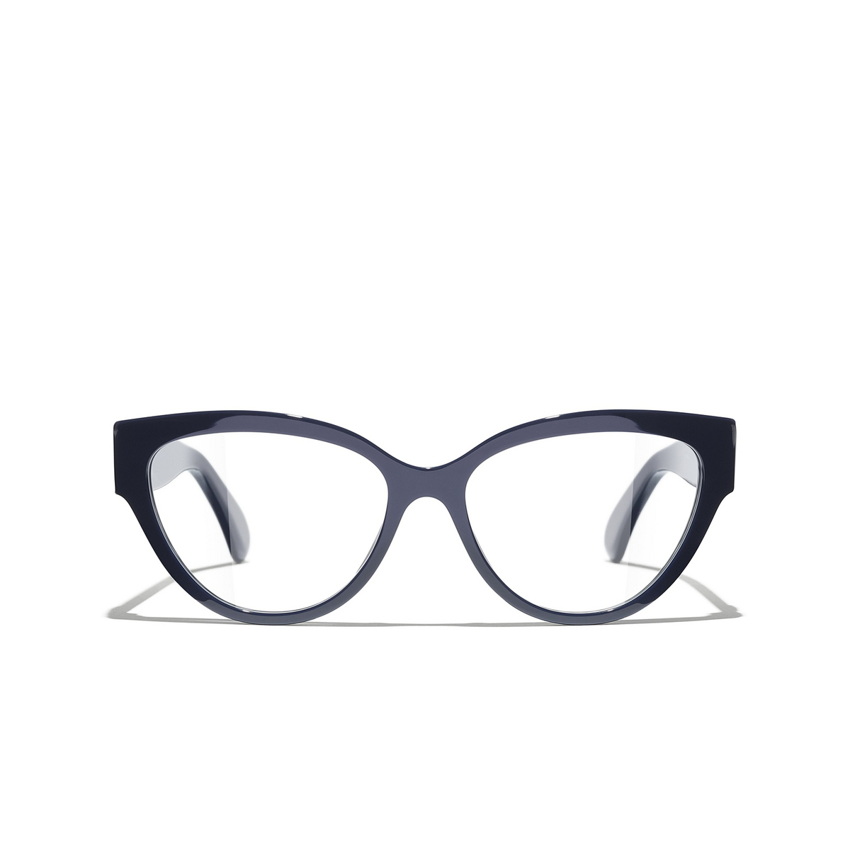 CHANEL cateye Eyeglasses 1643 Blue - front view