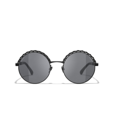 CHANEL runde sonnenbrille C101S4 black - Vorderansicht