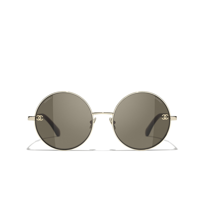 CHANEL round Sunglasses C395/3 gold