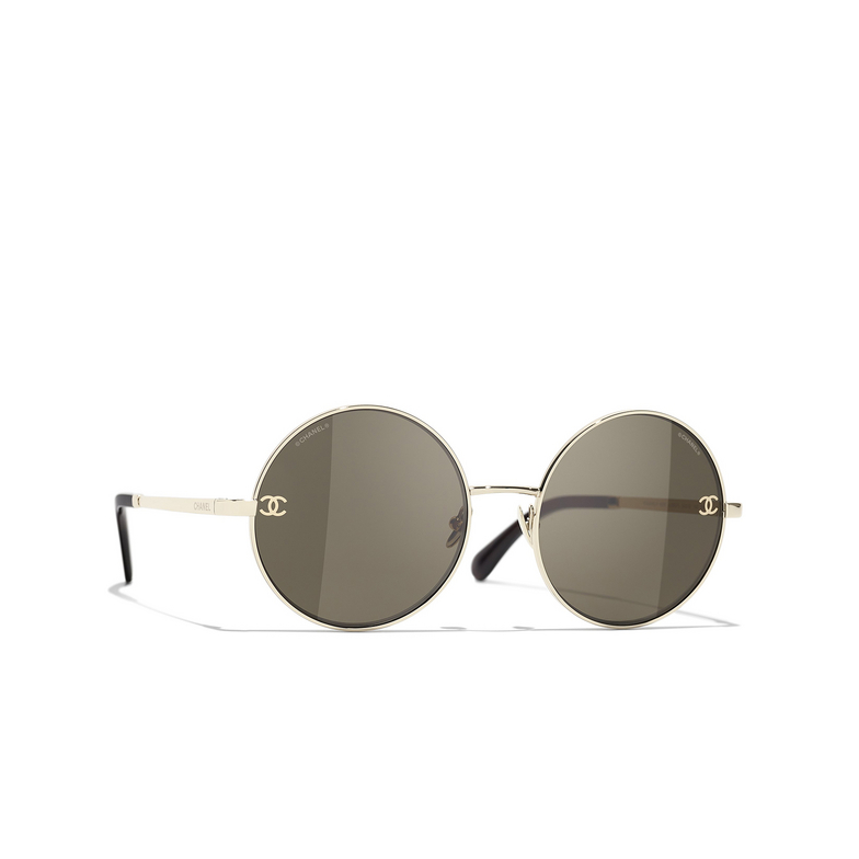 CHANEL round Sunglasses C395/3 gold