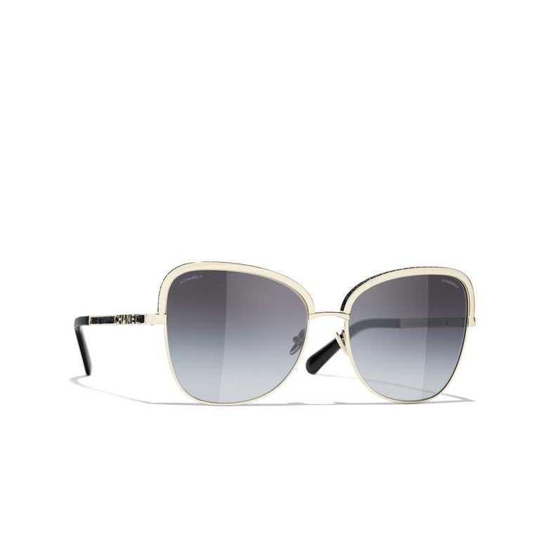 CHANEL square Sunglasses C395S6 gold