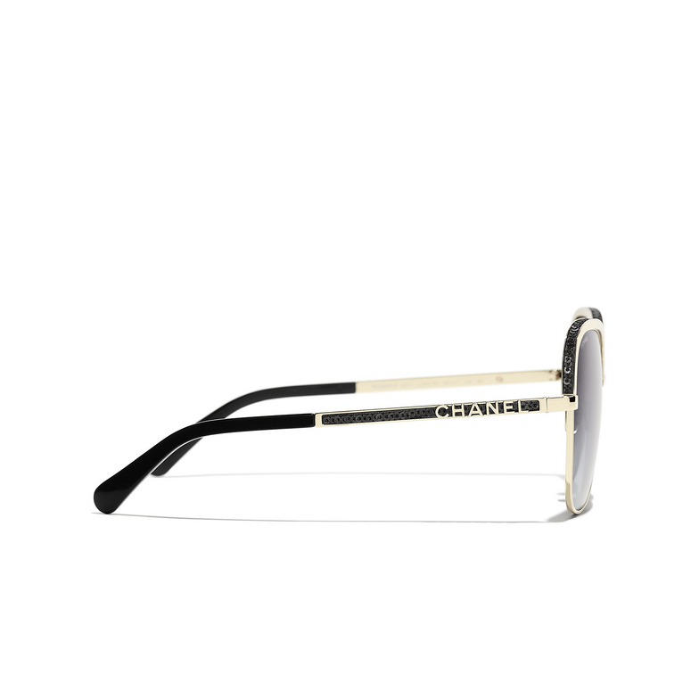 CHANEL square Sunglasses C395S6 gold