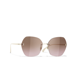 CHANEL square Sunglasses C3959T gold