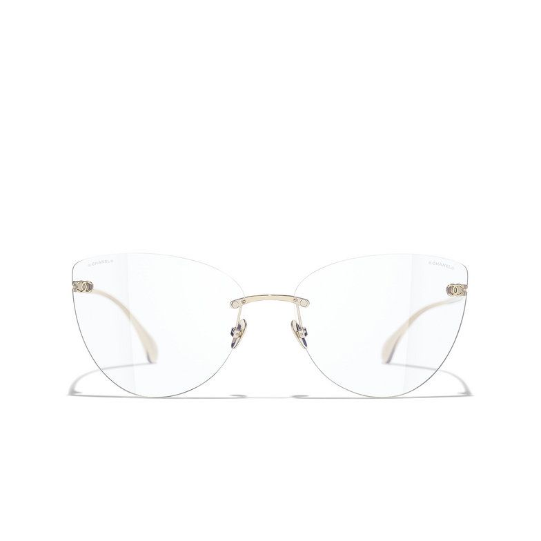 CHANEL cateye Sunglasses C395SB gold & black