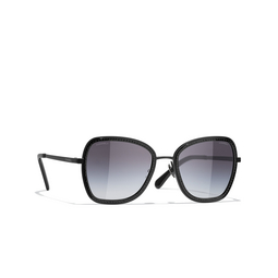 CHANEL quadratische sonnenbrille C101S6 matte black