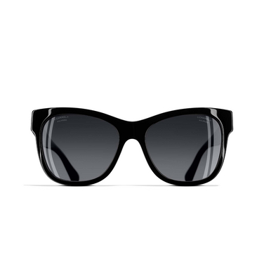 CHANEL quadratische sonnenbrille C501S8 black - Vorderansicht